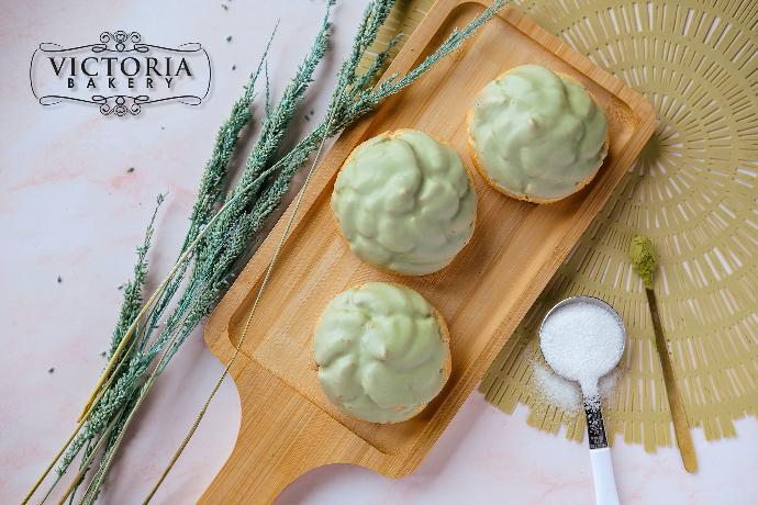 Matcha Cream Puff (Box of 20)