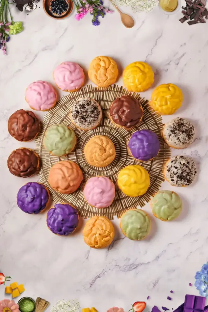 Assorted Cream Puff SET B (Box of 8)