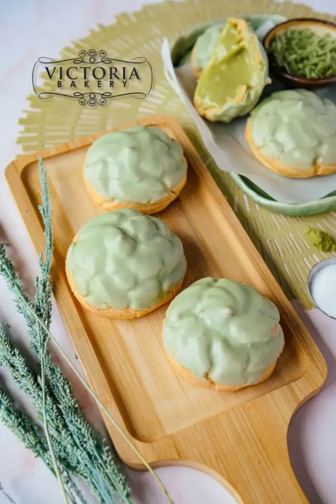 Matcha Cream Puff (Box of 8)