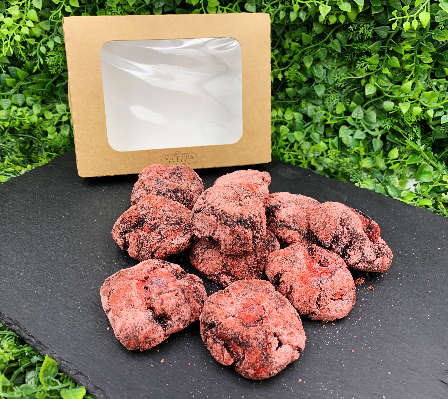 Red Velvet Cheesecake Crinkles (Boxed by 10)